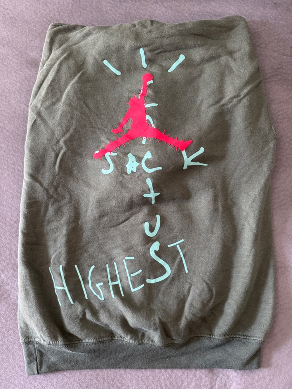 Jordan x Travis Scott Cactus Jack Olive Hoodie - S